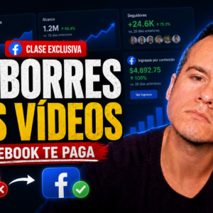 Clase exclusiva - Monetiza en Facebook
